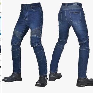 Komine Safety Innovation Tokyo motorcycle riding jeans Size Large = 34 Waist New